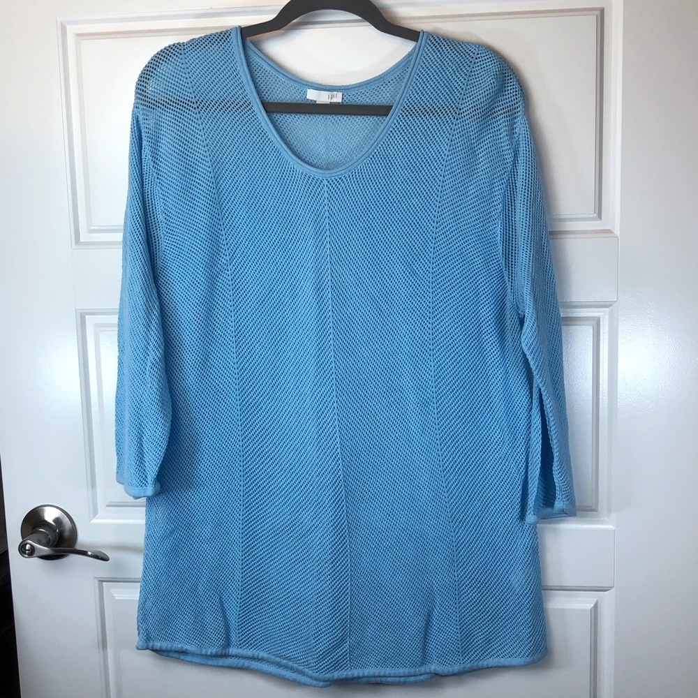 J. Jill Mesh Pullover Tunic Top. Size XL